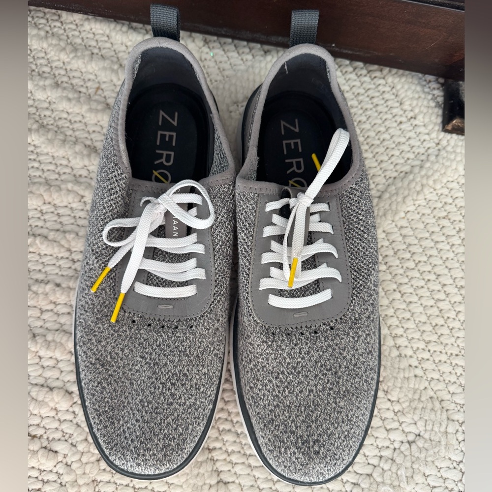 Cole Haan Generation ZERØGRAND Stitchlite Men's Sneakers - Gray/Yellow - Size 10